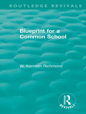 cover image of Blueprint for a Common School